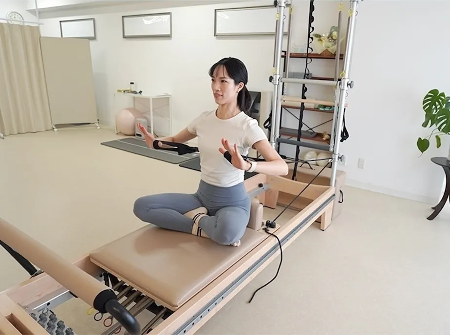 アクスの『マシンピラティス パーソナル指導者養成コース』を修了した、水田さんの運営するピラティススタジオの様子。